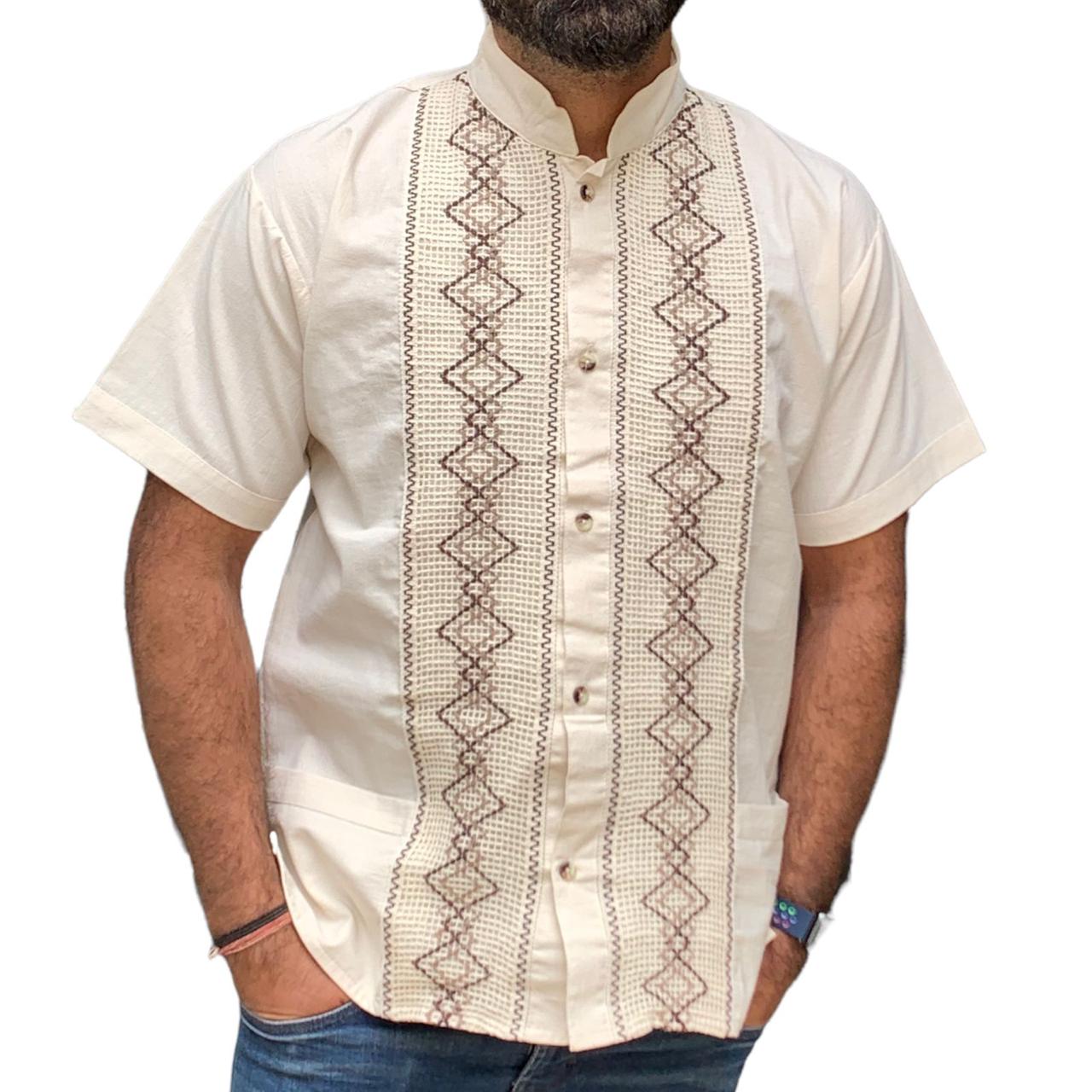 Fashion guayabera beige